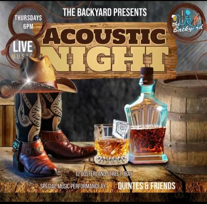 Acoustic Night at  The Backyard Beer Garden in Jeffreys Bay