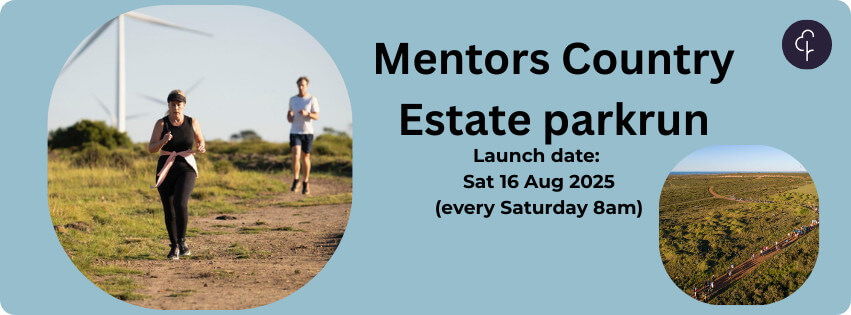 Mentors Country Estate Parkrun at  Mentors Country Estate in Jeffreys Bay